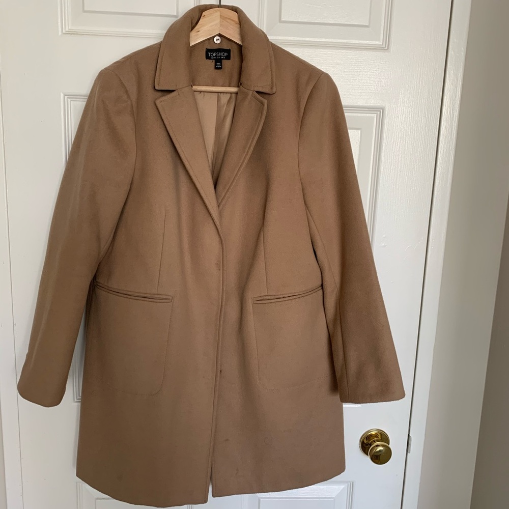 Topshop spring coat size 8
